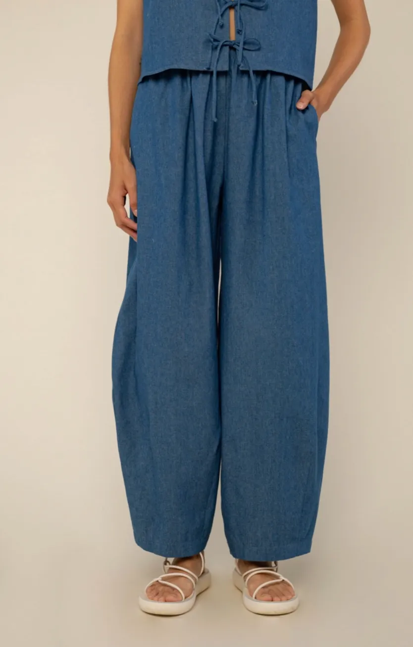 Denim Lantern Pant | NLT