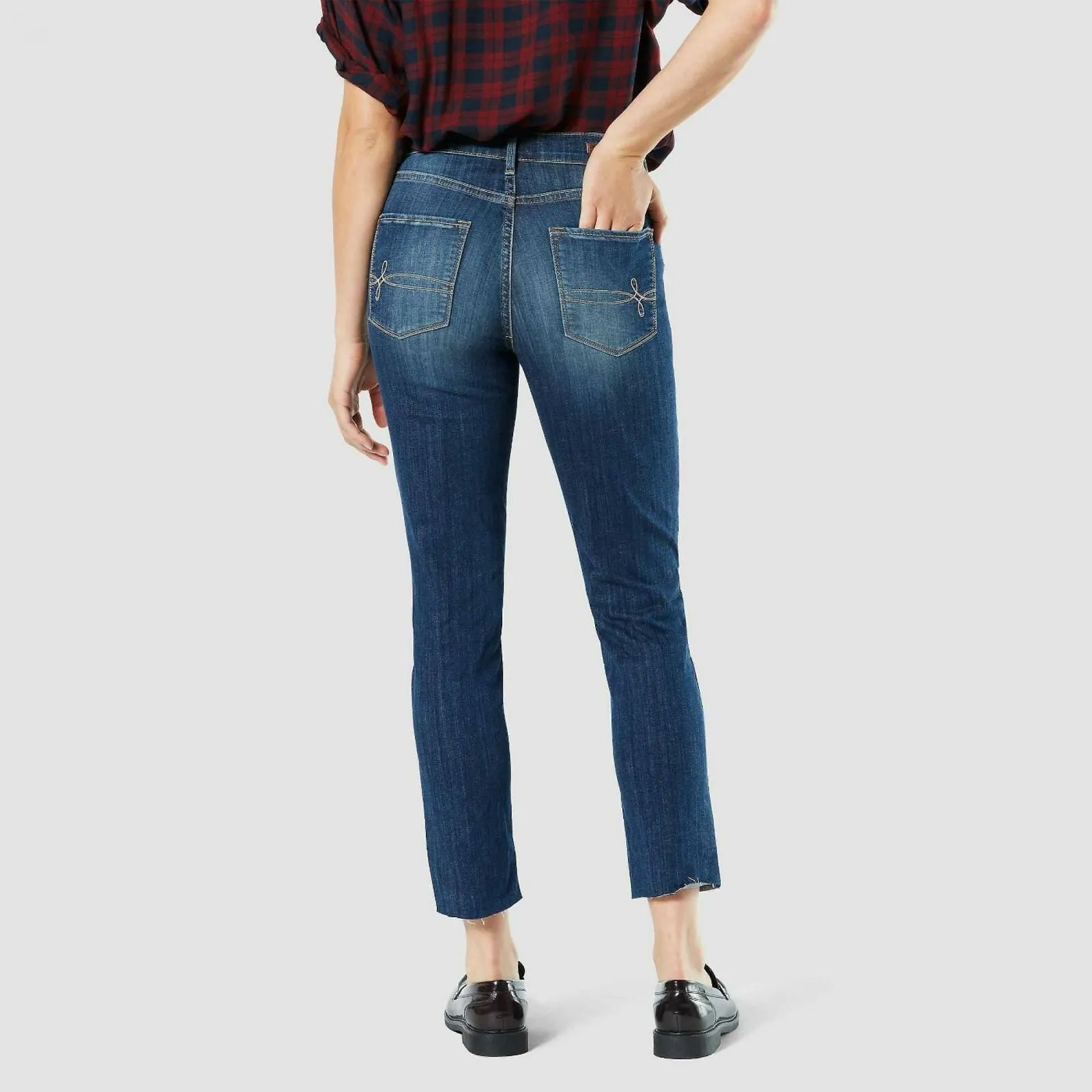 DENIZEN from Levi's Women's High Rise Ankle Slim Jeans