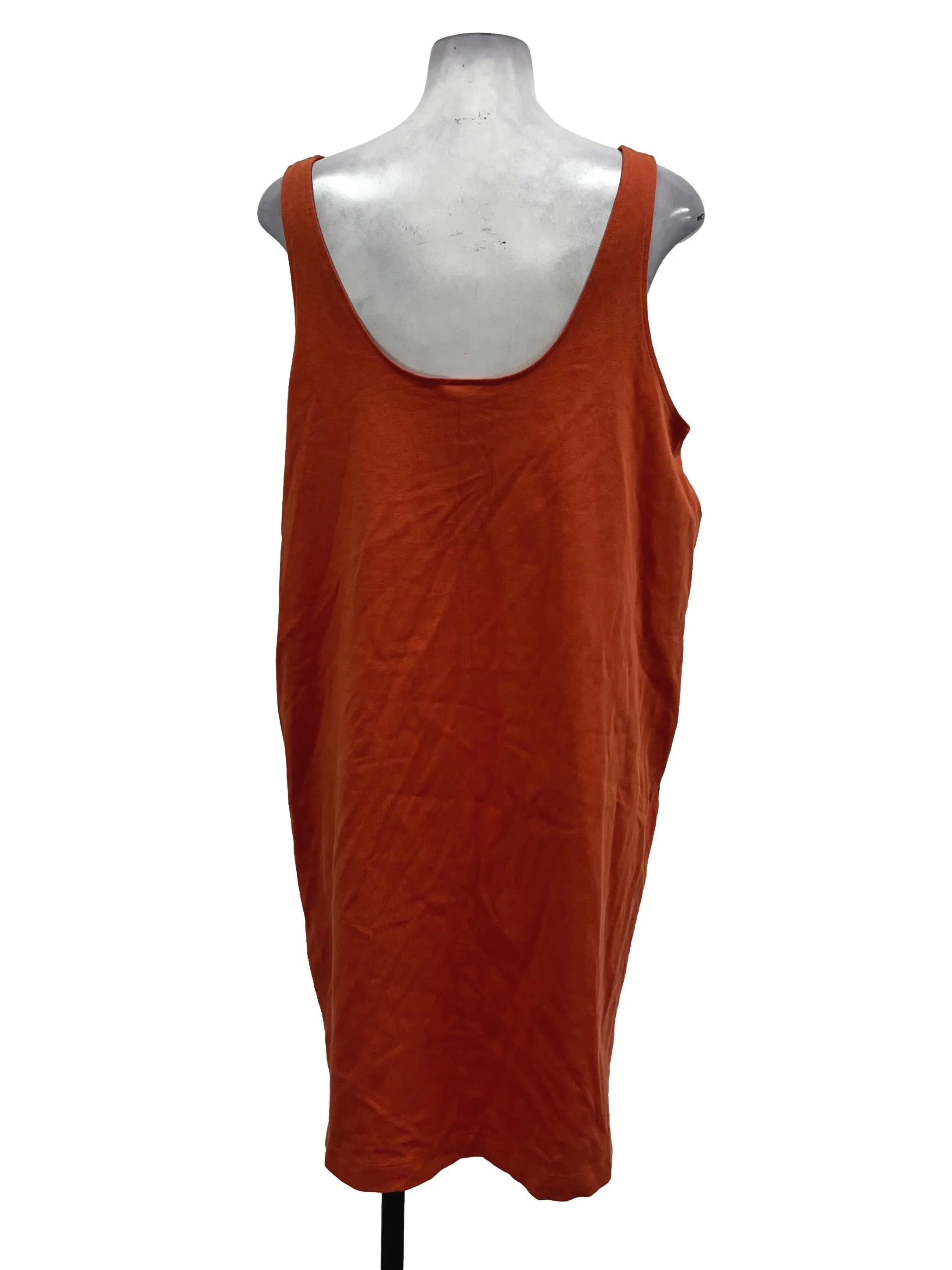 Dusty Orange Slip On Nike Dress