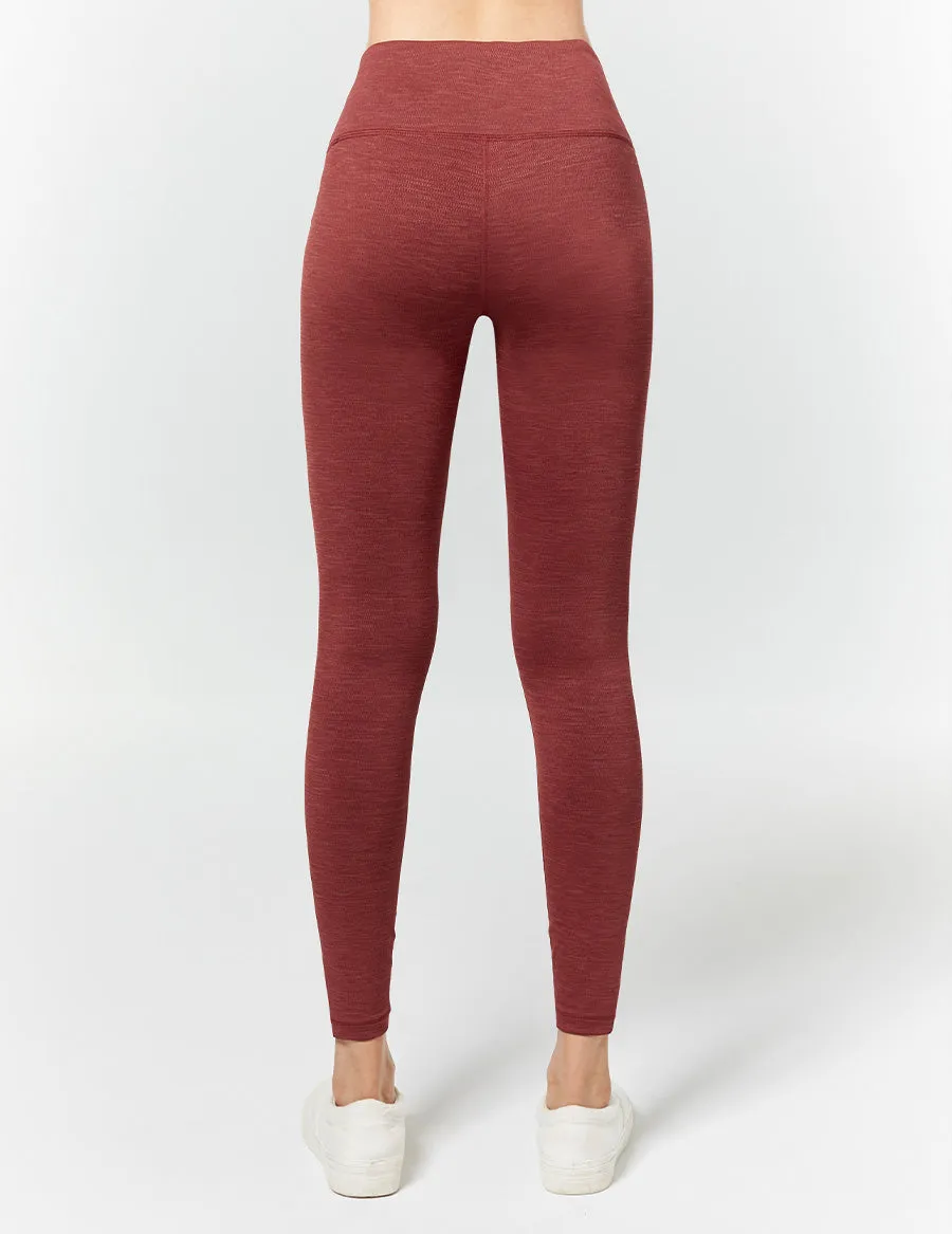 easyoga LA-VEDA Twiggy Core Tights3 - M42 M-Brick red