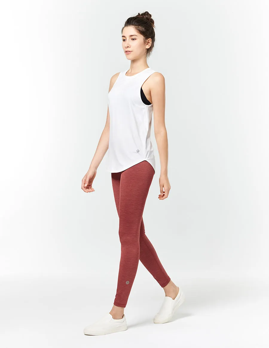easyoga LA-VEDA Twiggy Core Tights3 - M42 M-Brick red
