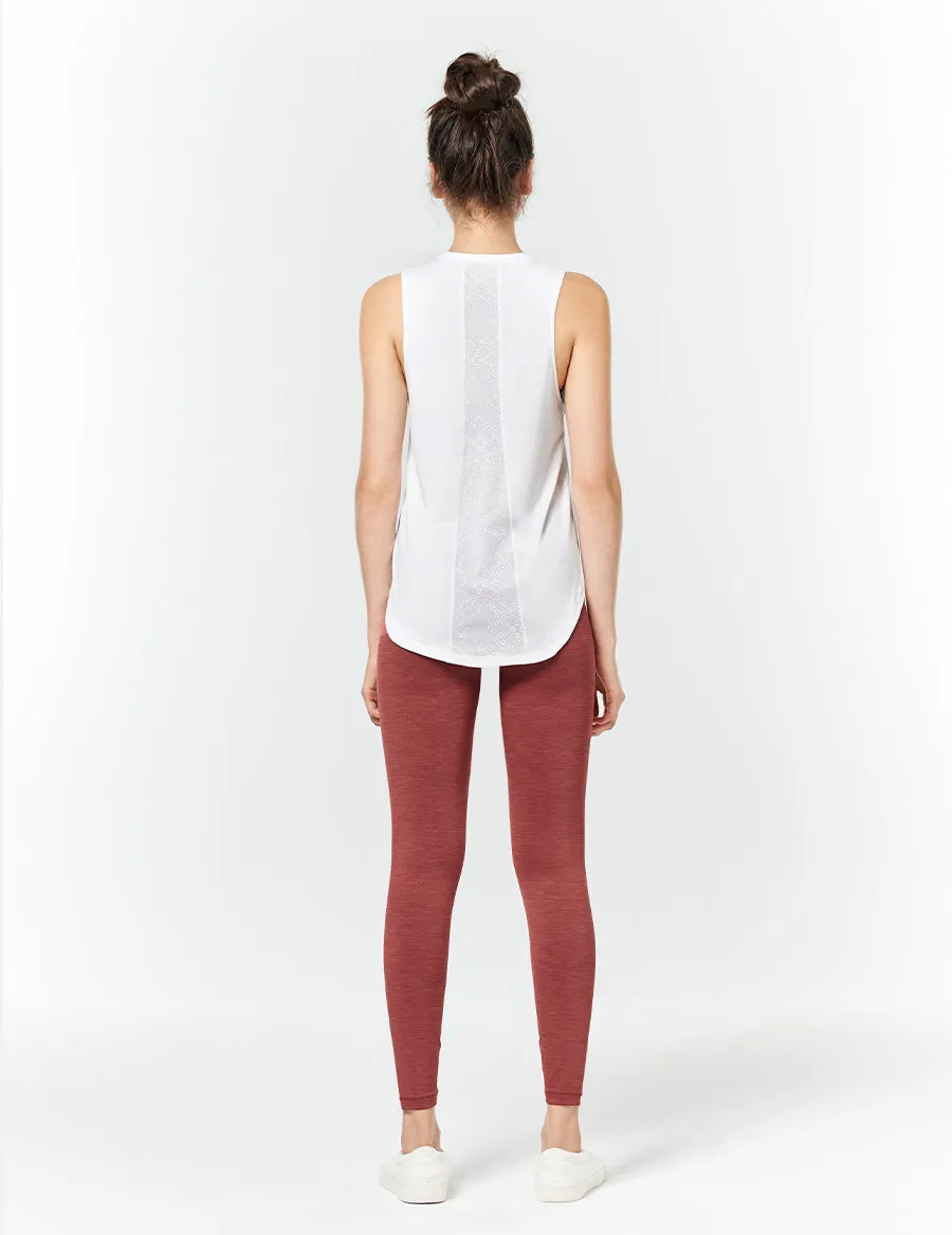easyoga LA-VEDA Twiggy Core Tights3 - M42 M-Brick red