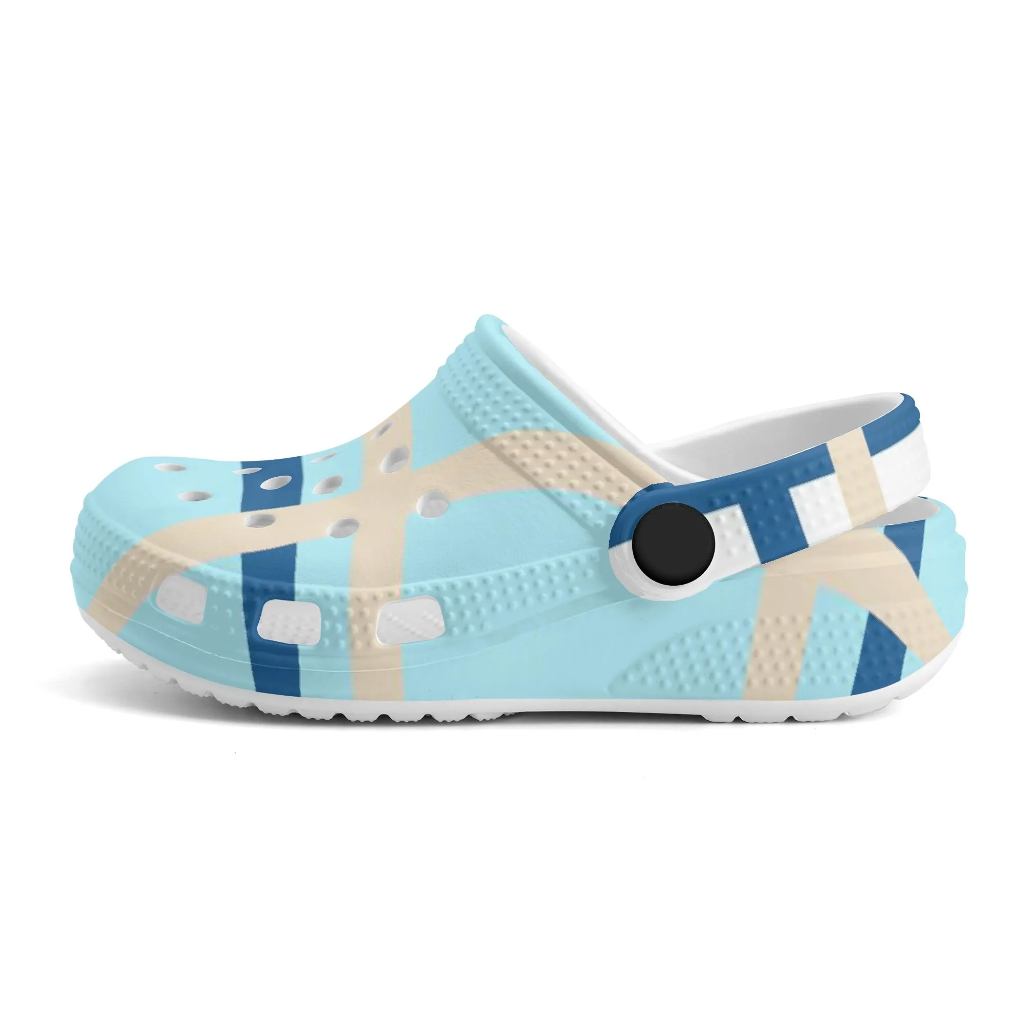 ✨'Ettrick Bay, Bute' Happy Tartan® Kids Classic Clogs✨