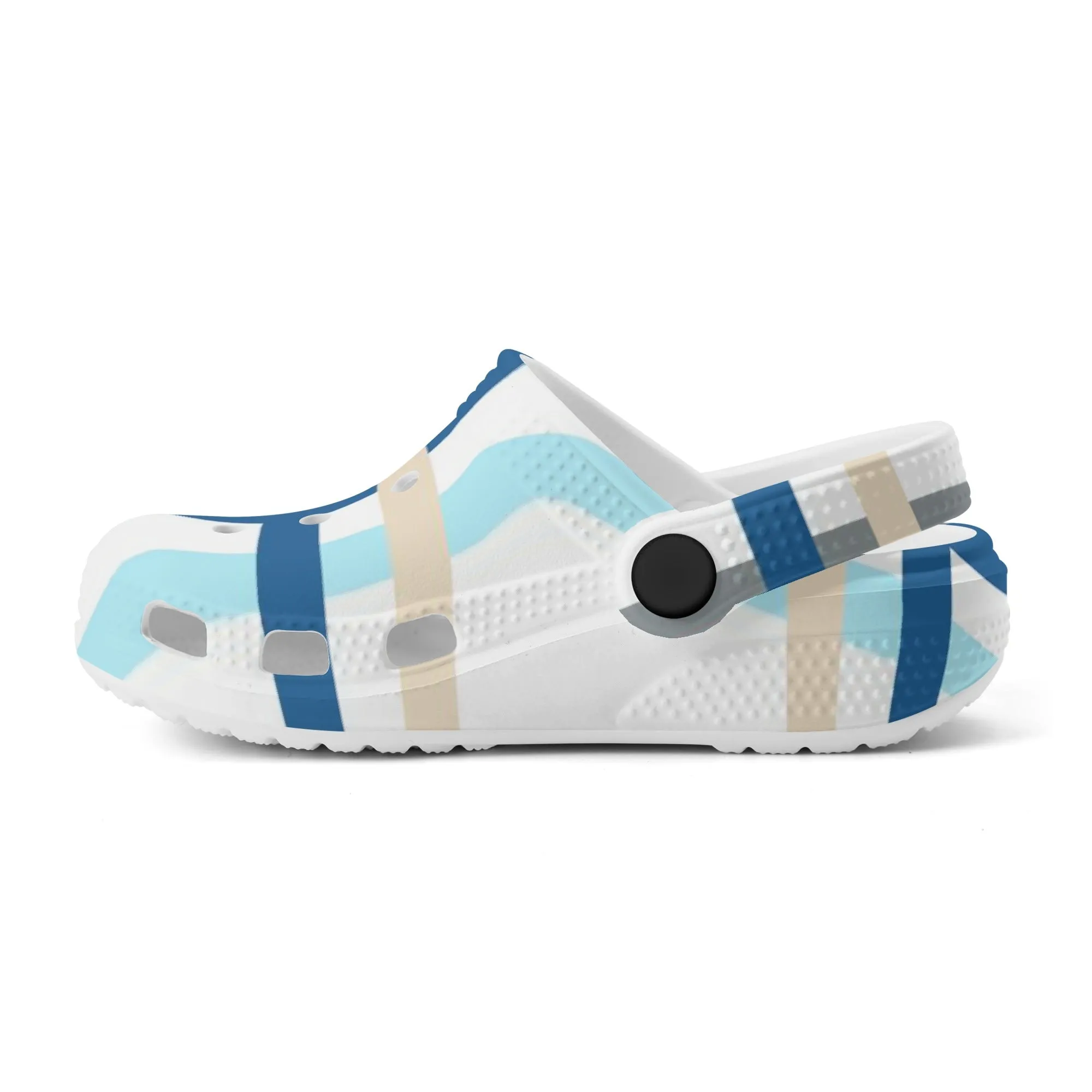 ✨'Ettrick Bay, Bute' Happy Tartan® Kids Classic Clogs✨