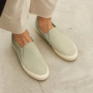 Everlane The Forever Slip-On Sneaker In Eucalyptus Size Men's 6.5/Women's 8