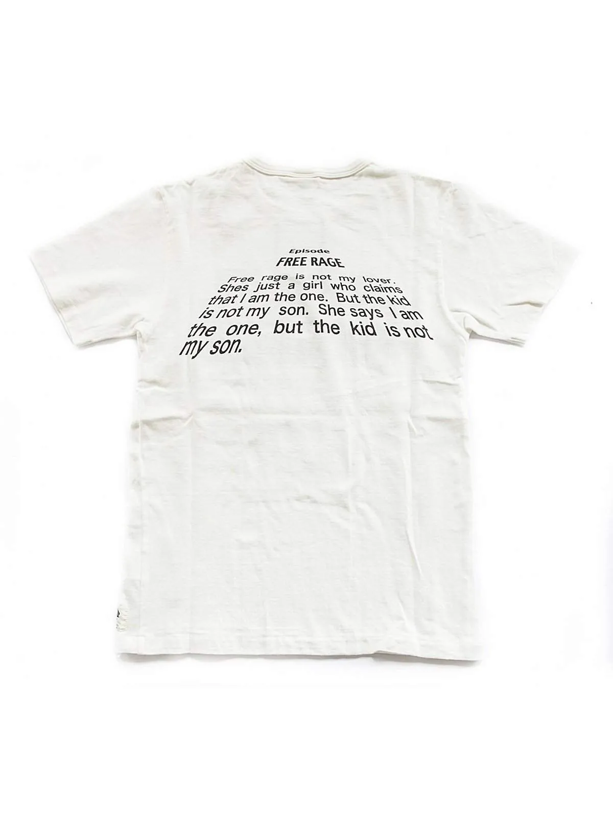 Free Rage Star Walk Tee White