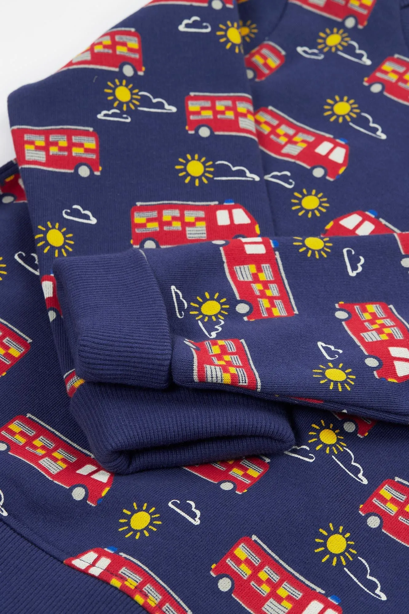 Frugi Easy On Kids Sweatshirt Fire Engine