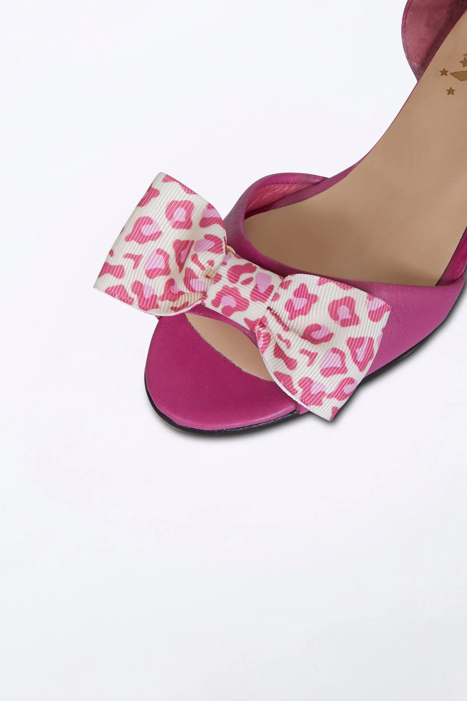 Fuchsia  Dancing Heels with Double Pin