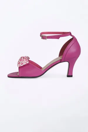 Fuchsia  Dancing Heels with Double Pin