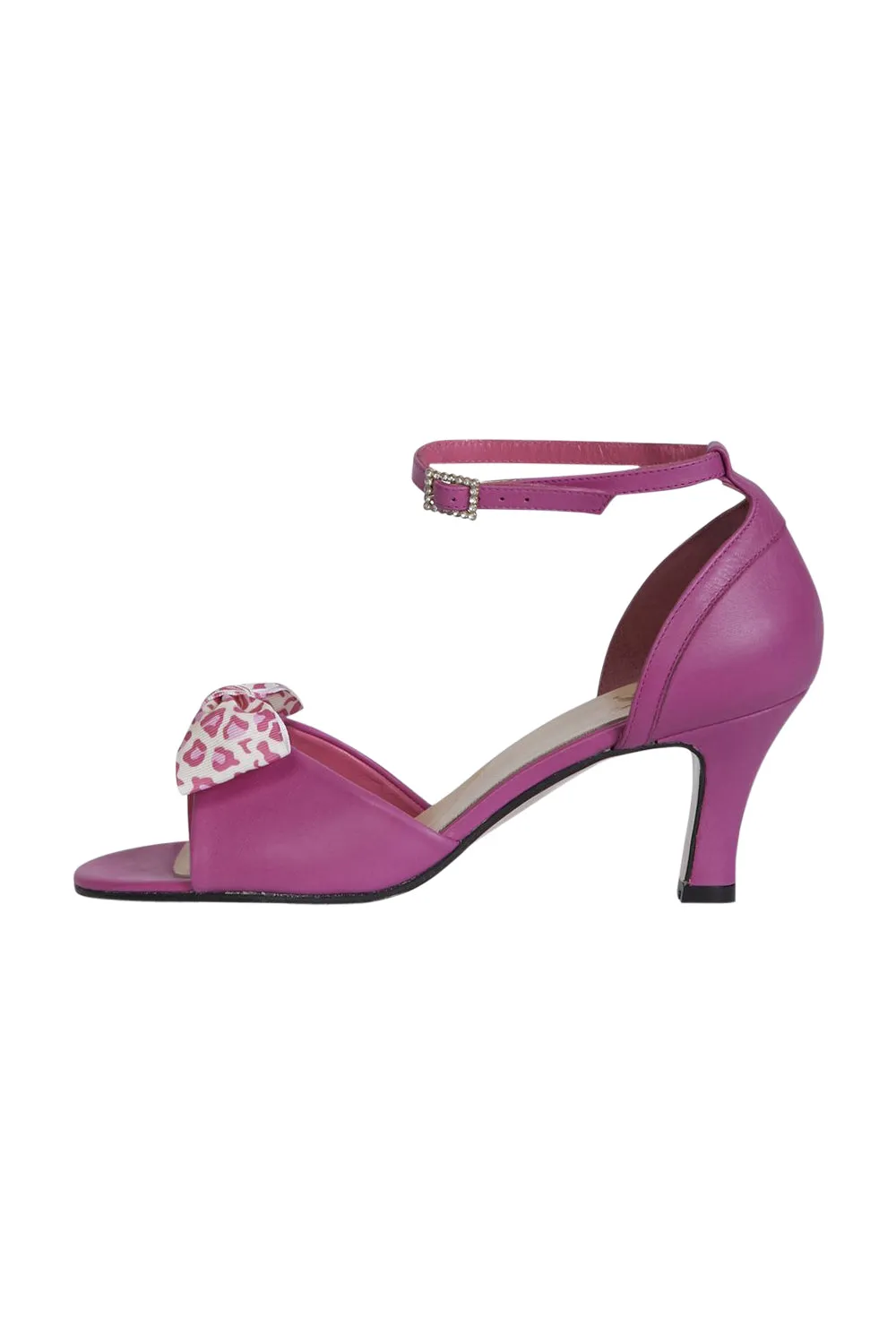 Fuchsia  Dancing Heels with Double Pin