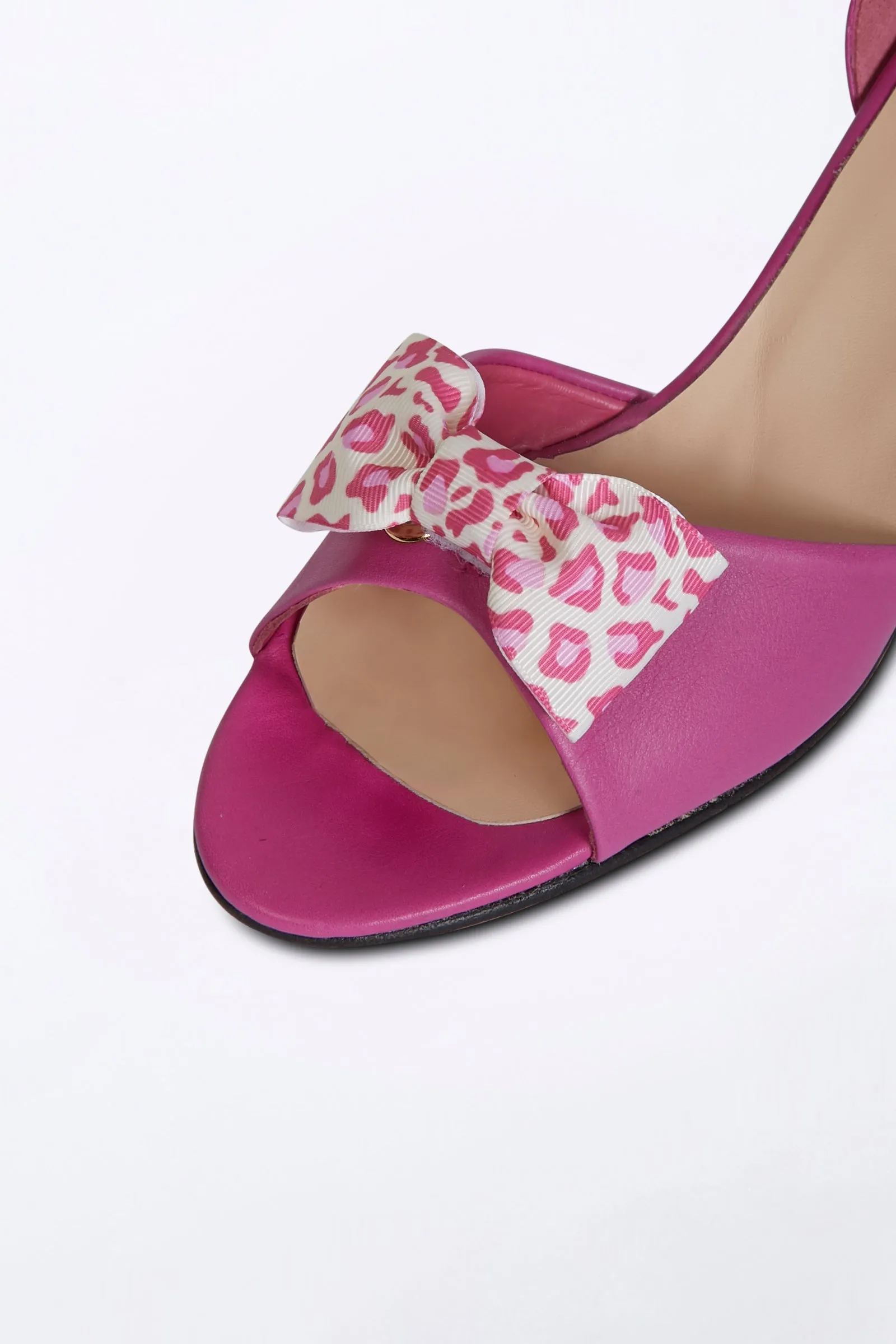 Fuchsia  Dancing Heels with Double Pin