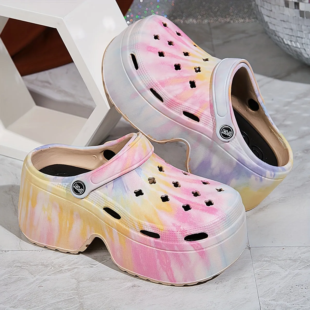 Girl's Fashion Platform Clogs, new Style, FS