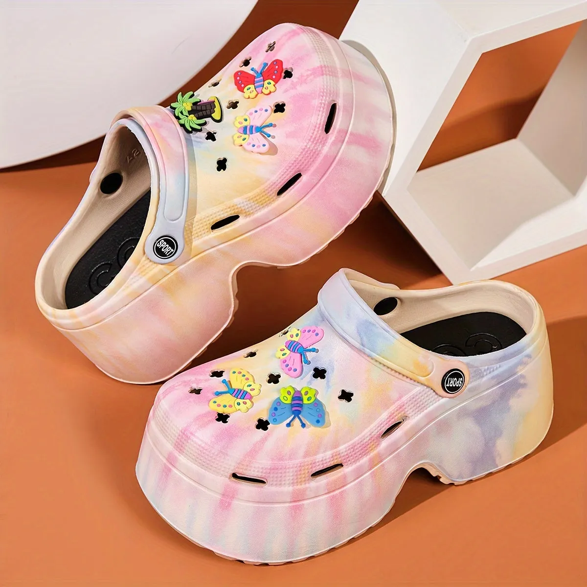 Girl's Fashion Platform Clogs, new Style, FS