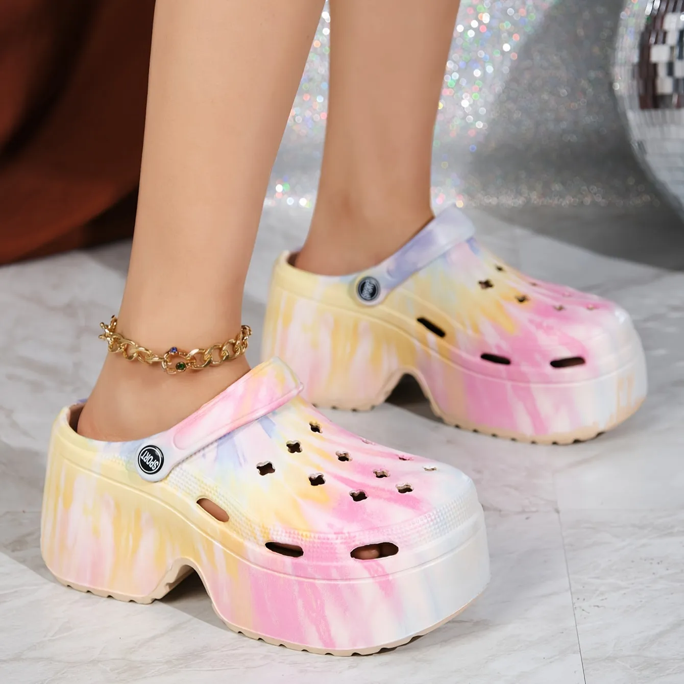 Girl's Fashion Platform Clogs, new Style, FS
