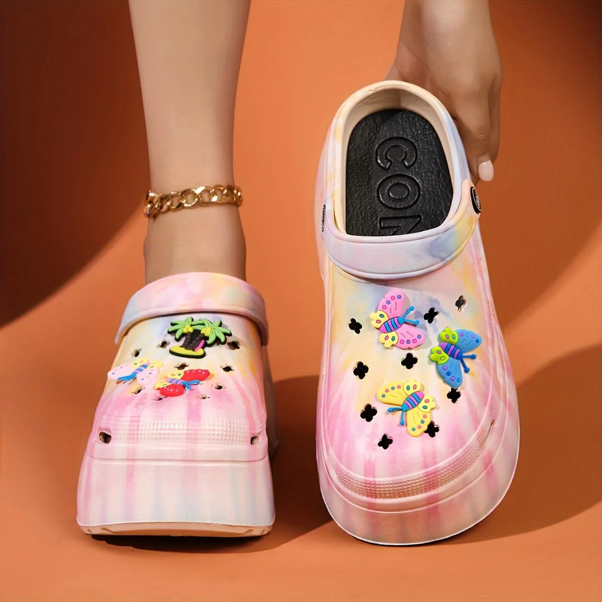 Girl's Fashion Platform Clogs, new Style, FS