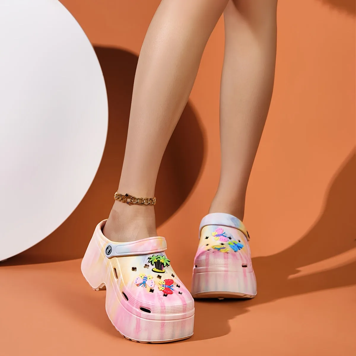 Girl's Fashion Platform Clogs, new Style, FS