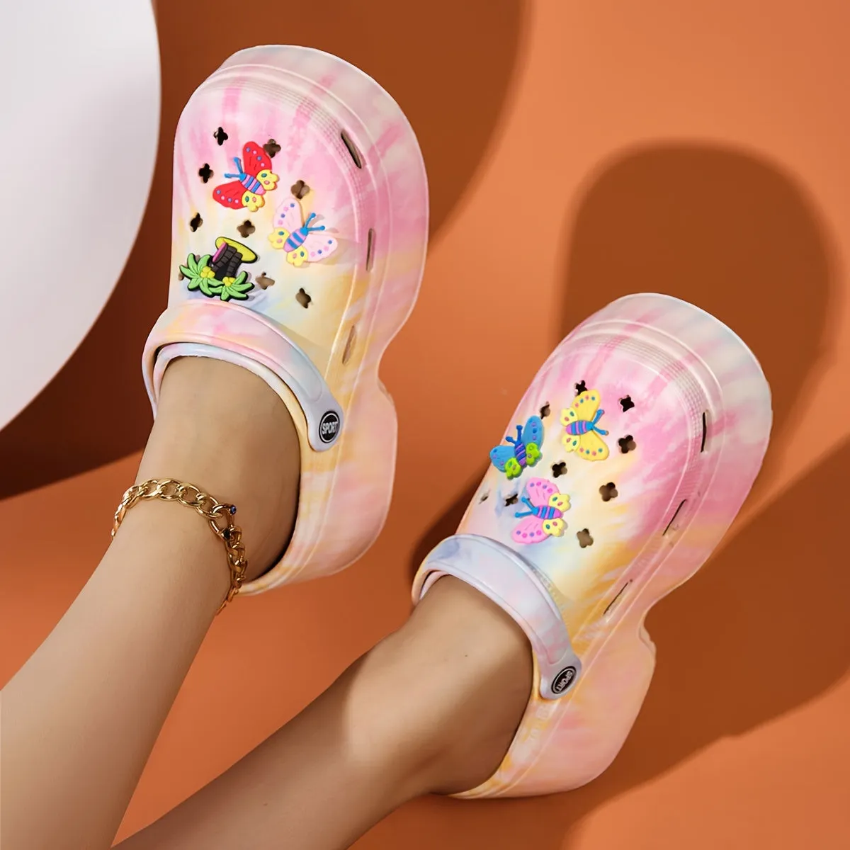 Girl's Fashion Platform Clogs, new Style, FS