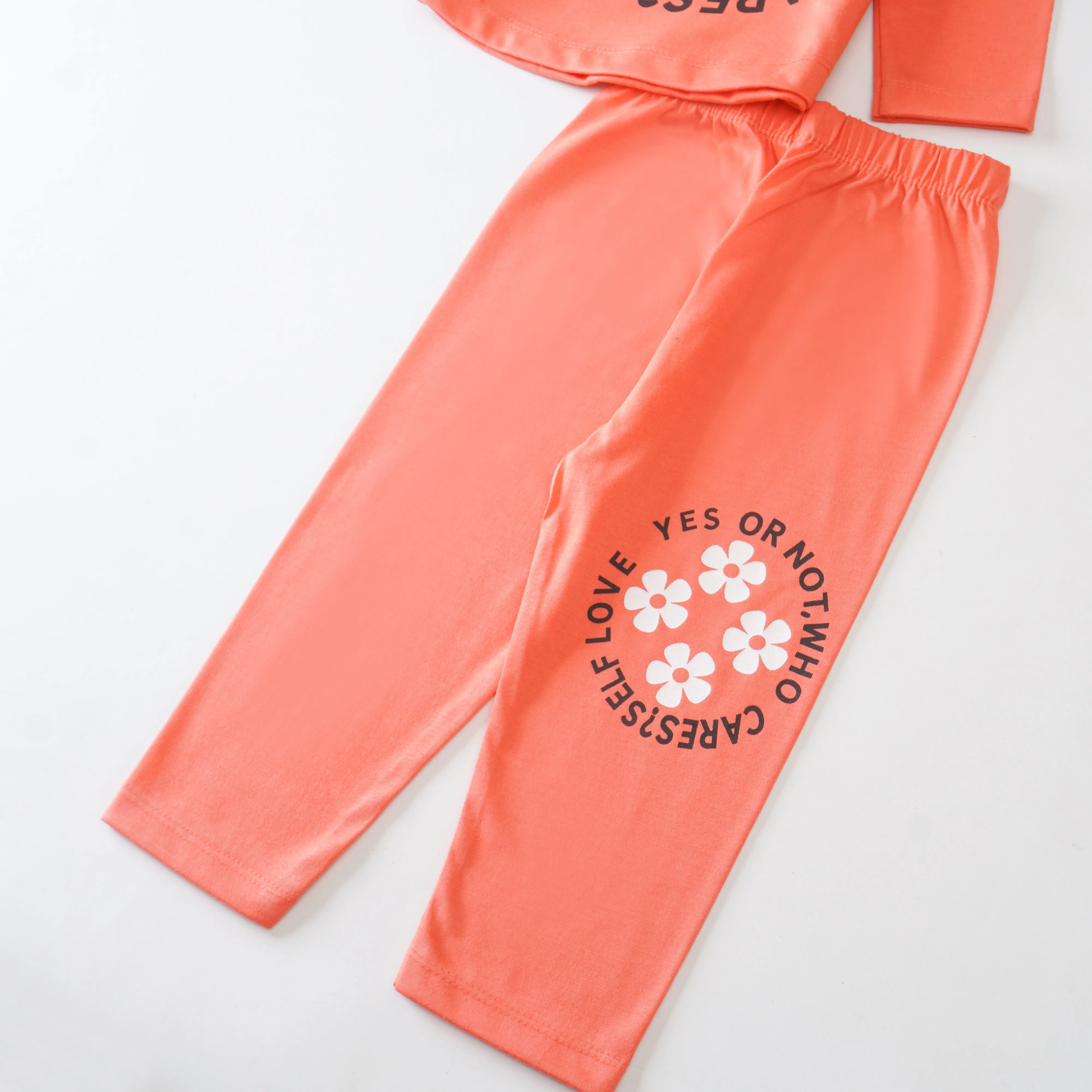 Girls Printed Full Sleeve Suit