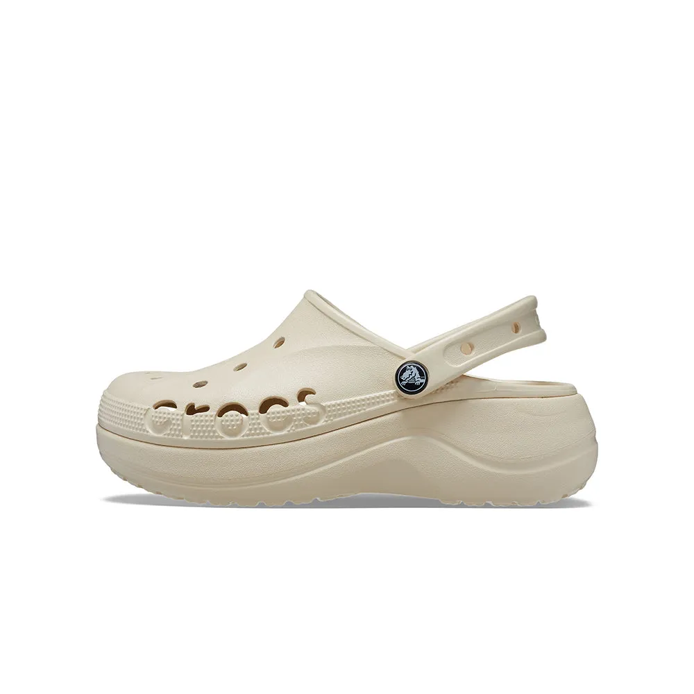 Giày Clog Nữ Crocs Baya Platform - Winter White
