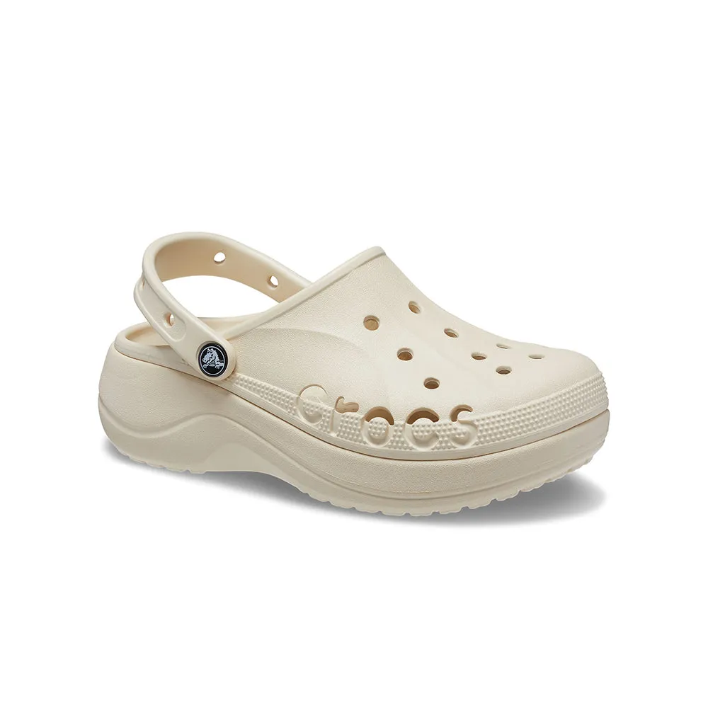 Giày Clog Nữ Crocs Baya Platform - Winter White