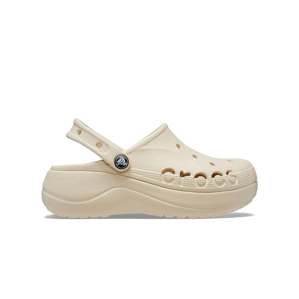 Giày Clog Nữ Crocs Baya Platform - Winter White