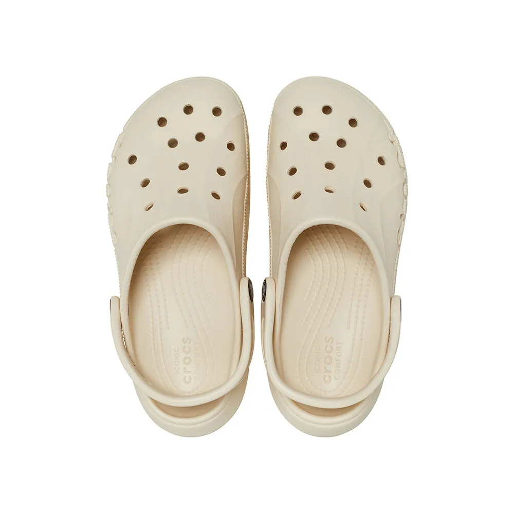 Giày Clog Nữ Crocs Baya Platform - Winter White