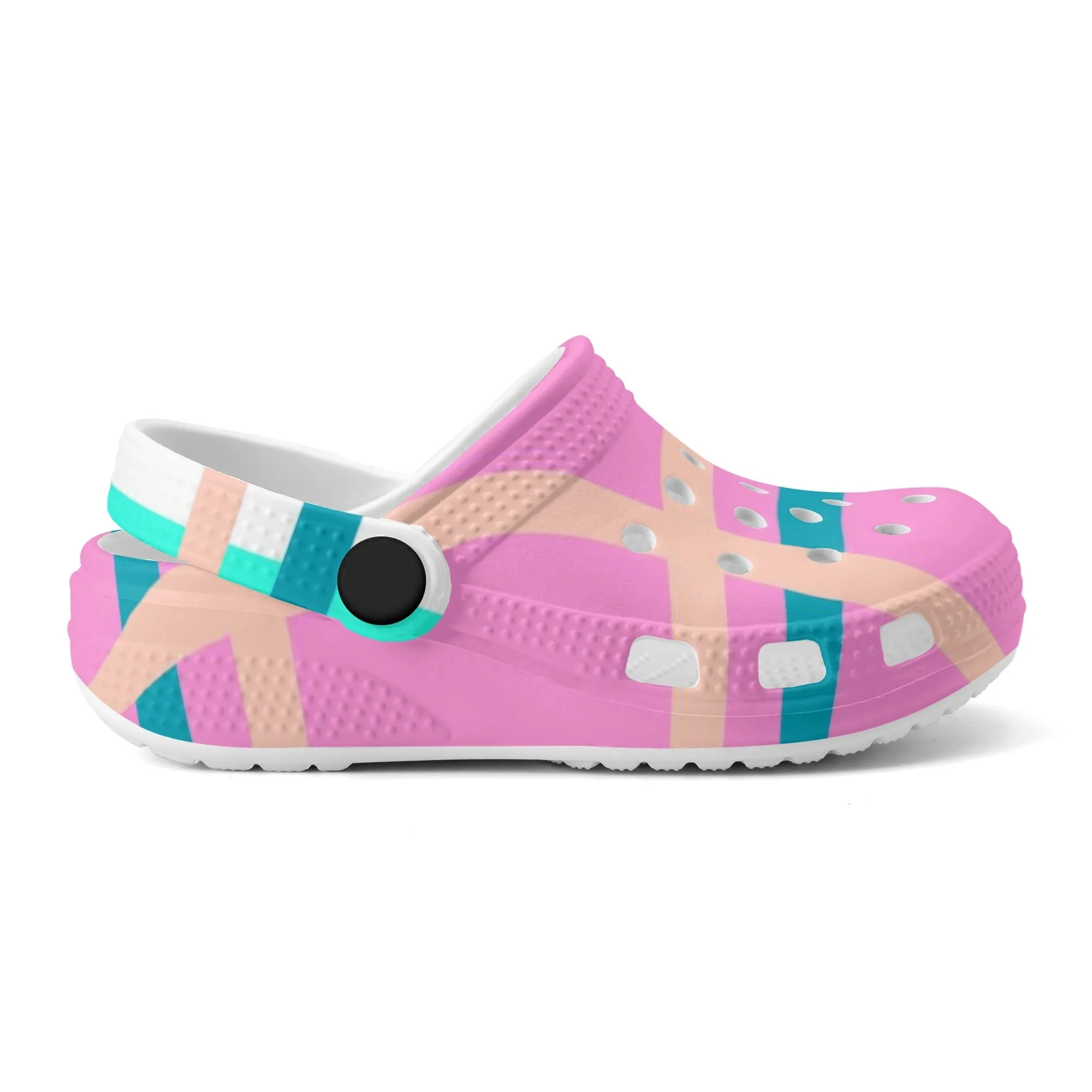 ✨'Glencallum Bay, Bute' Happy Tartan® Kids Classic Clogs✨