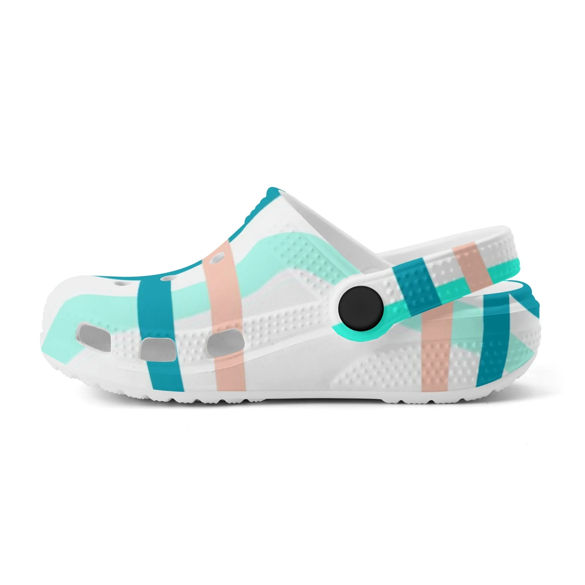 ✨'Glencallum Bay, Bute' Happy Tartan® Kids Classic Clogs✨