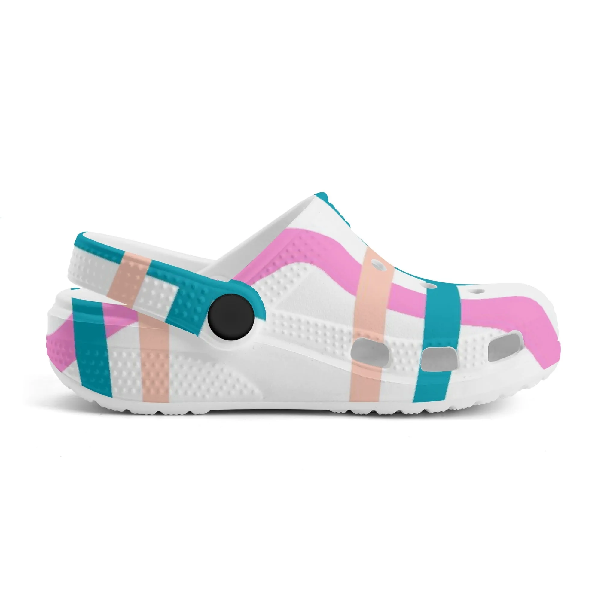 ✨'Glencallum Bay, Bute' Happy Tartan® Kids Classic Clogs✨