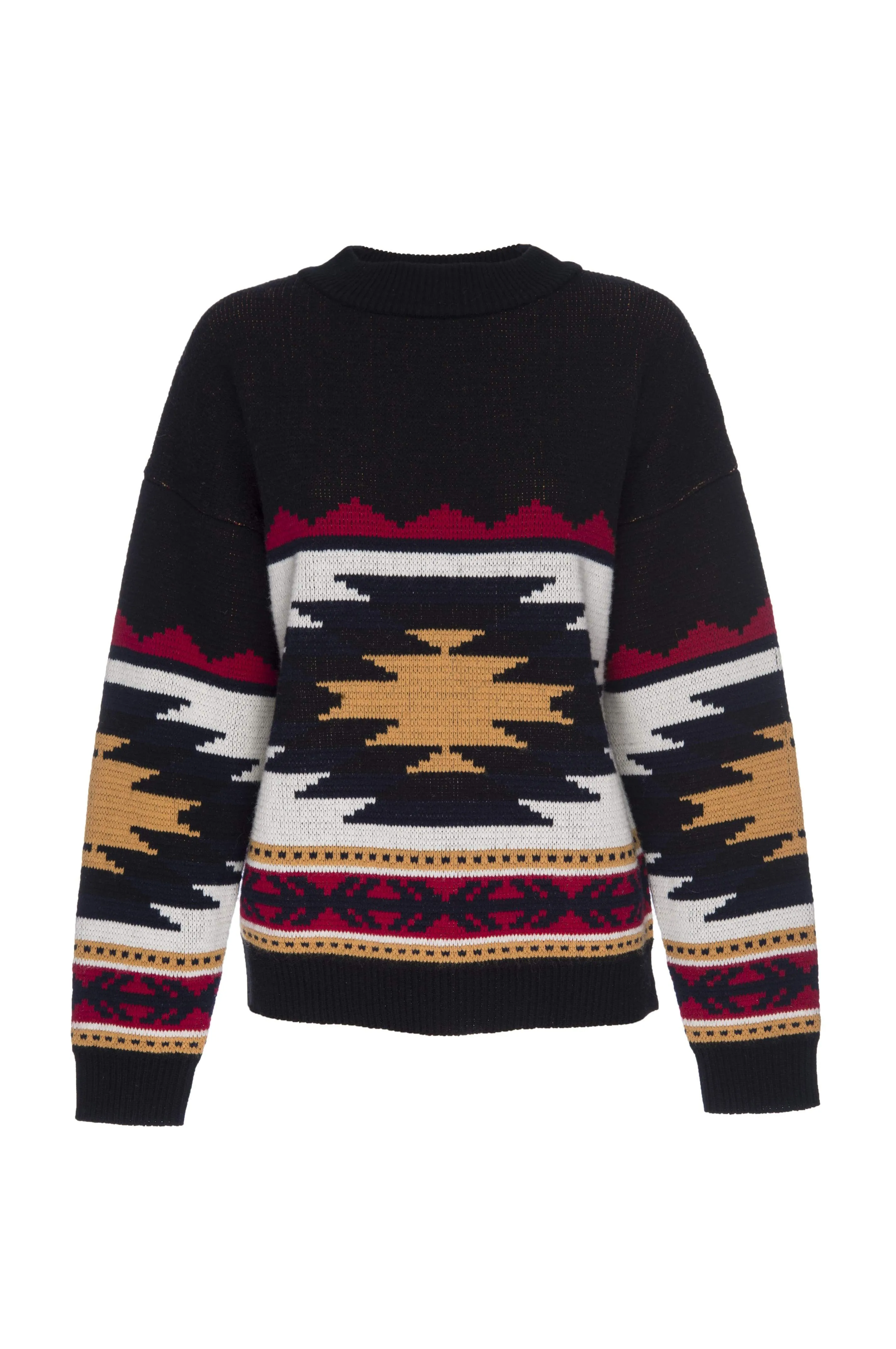 Gone With The West Aztec Pullover Sweater