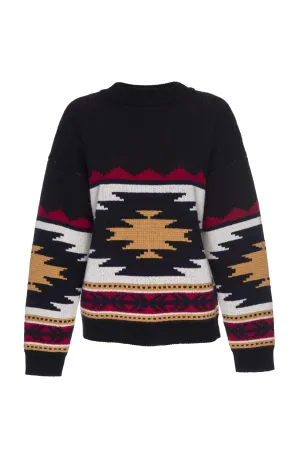 Gone With The West Aztec Pullover Sweater
