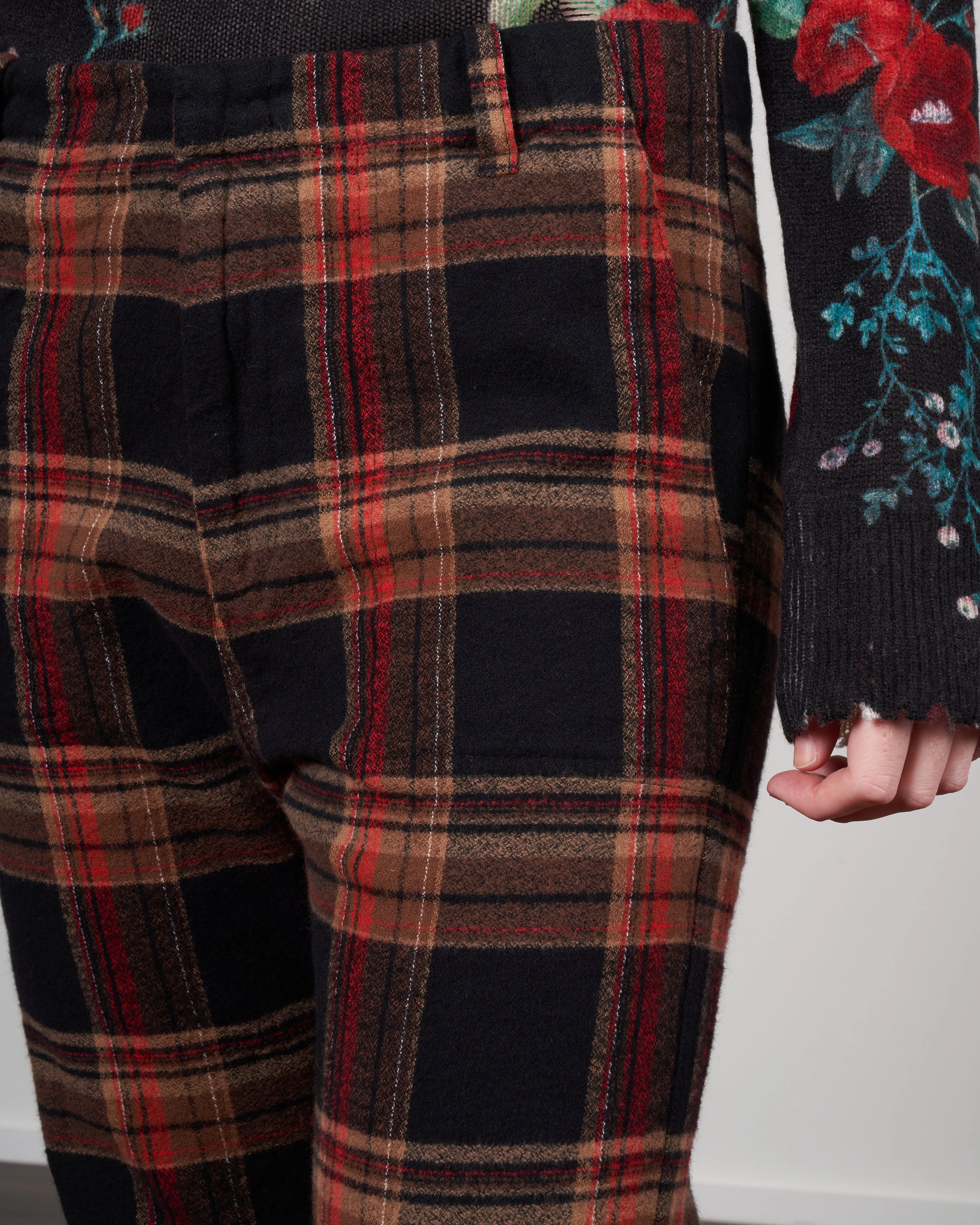 griffin flannel pant - espresso