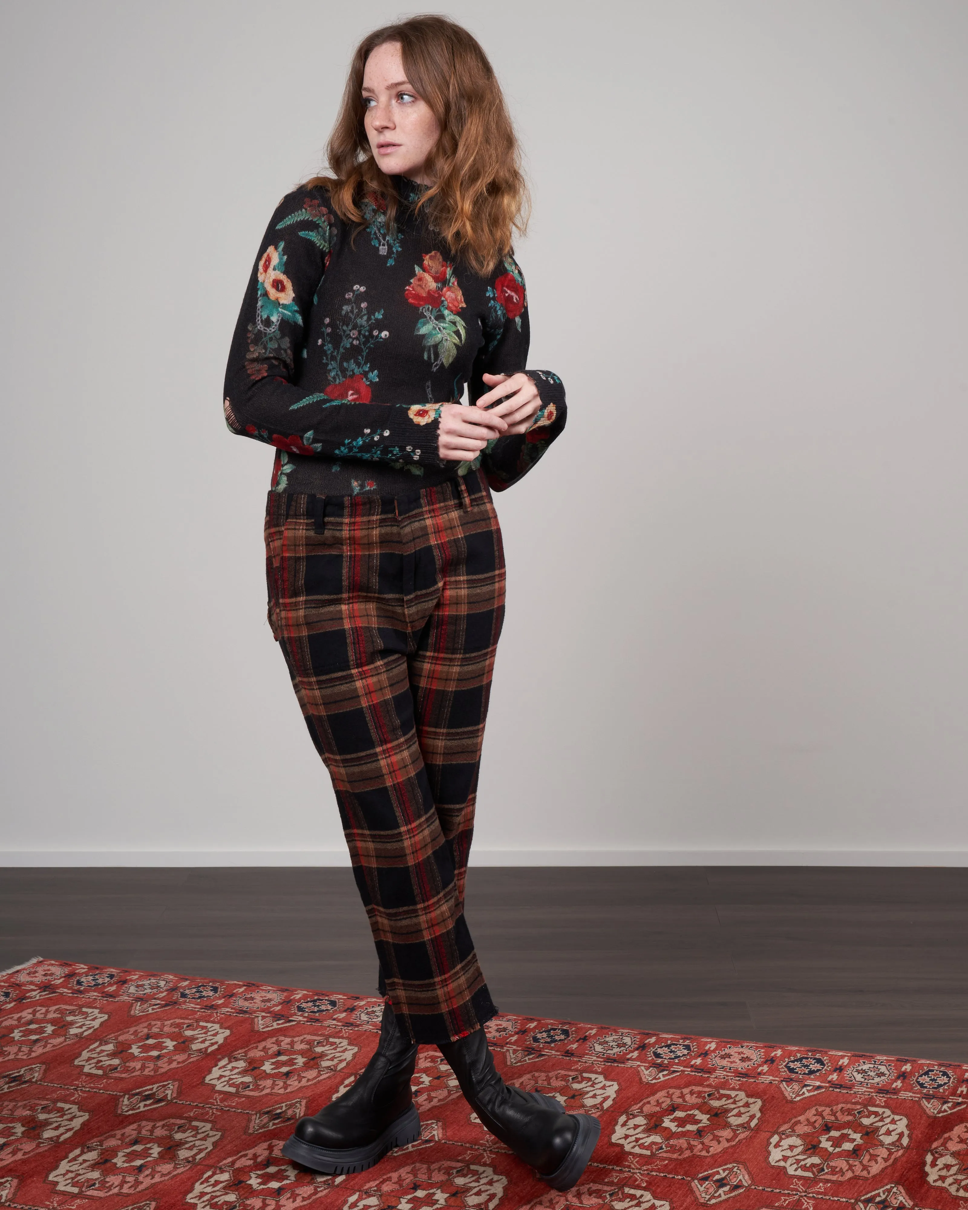 griffin flannel pant - espresso