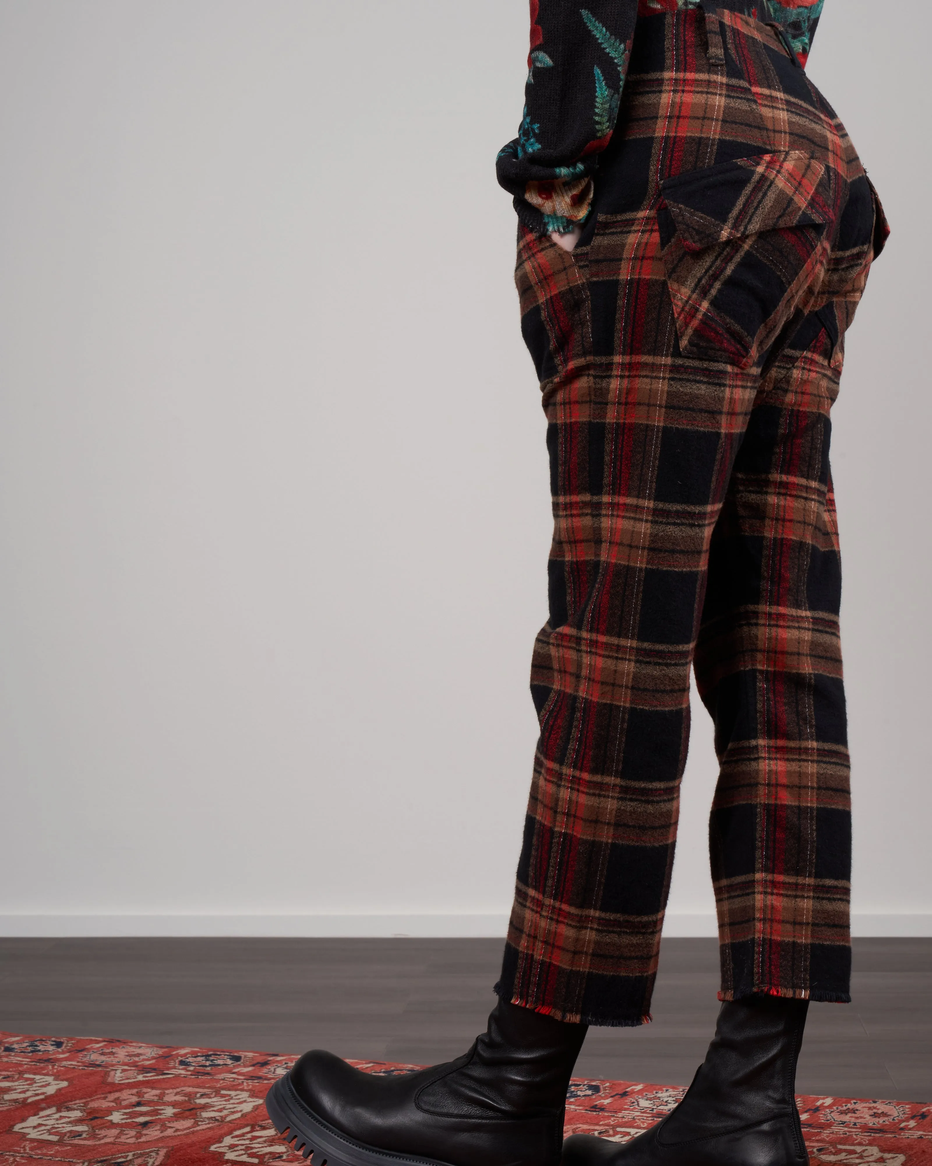 griffin flannel pant - espresso