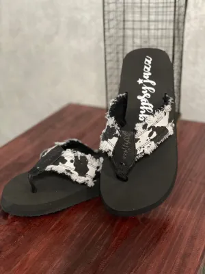 Gypsy Jazz Gjazz Sandal - Black Spotted