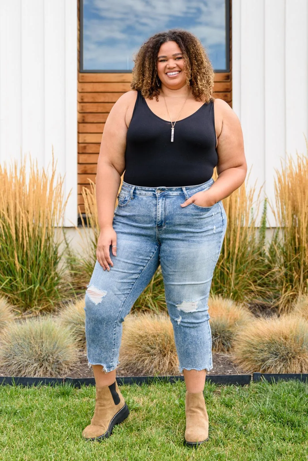 Hazel Blues® | The Basics Bodysuit In Black