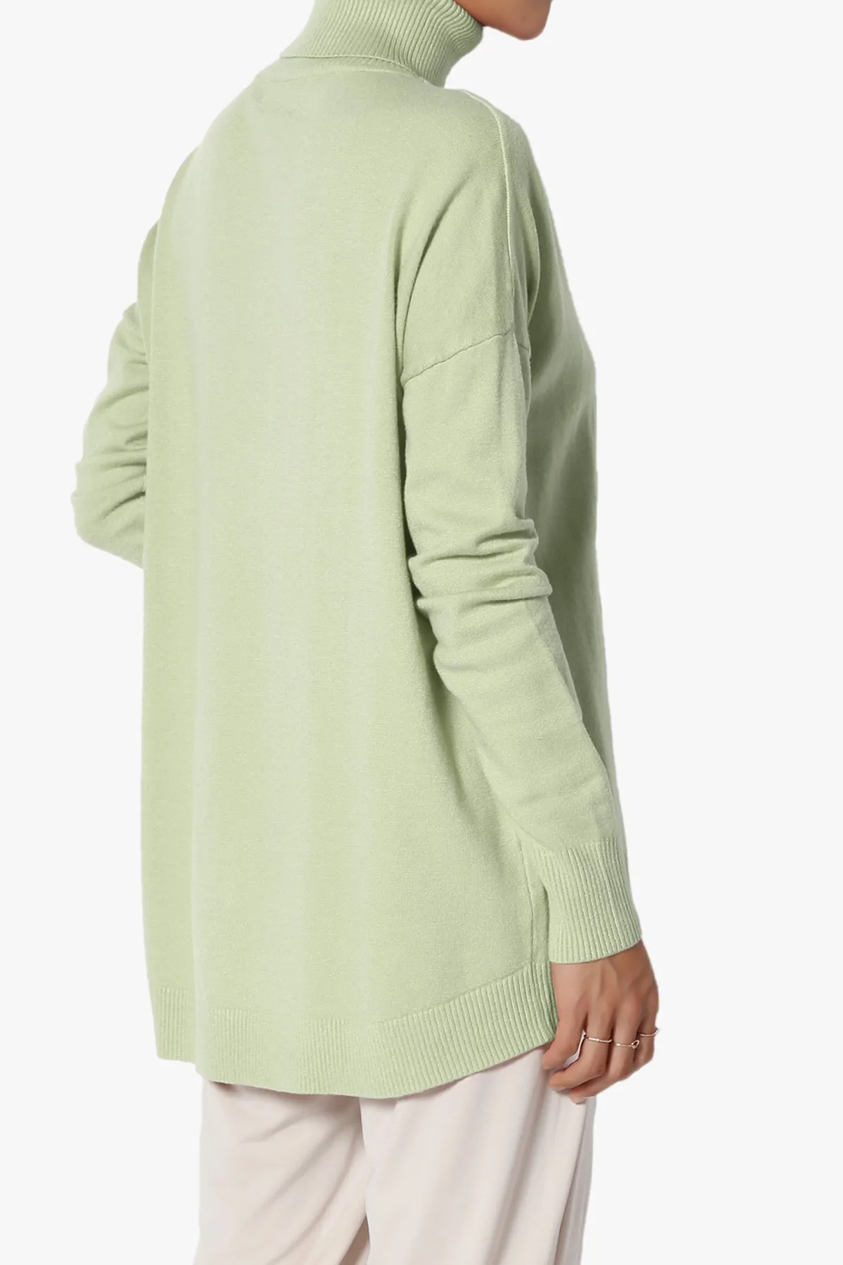 Henley Turtle Neck Knit Sweater