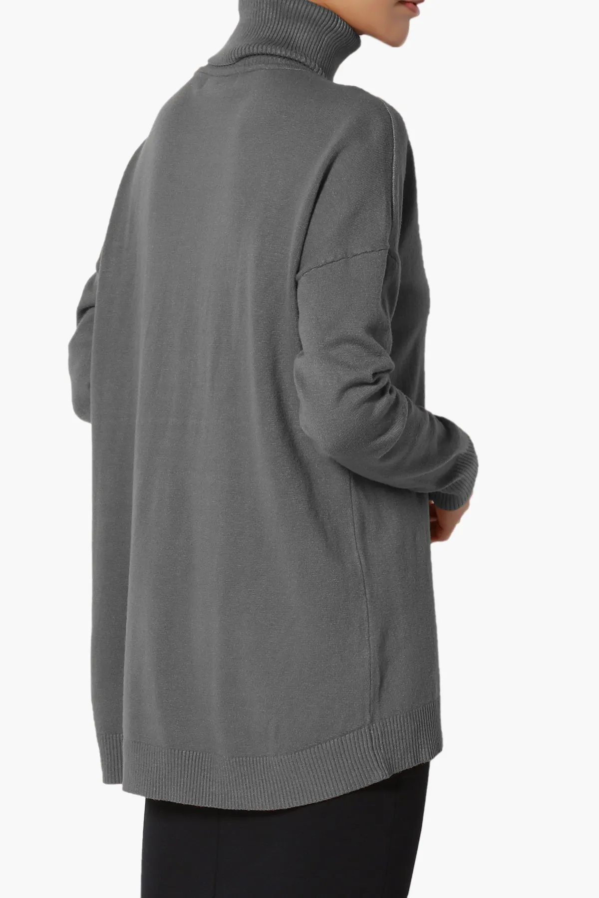 Henley Turtle Neck Knit Sweater