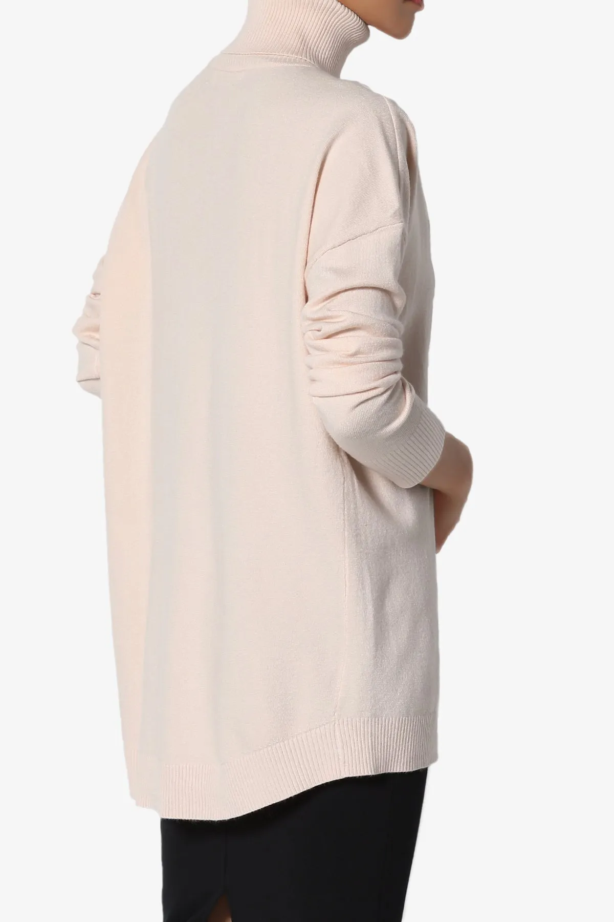 Henley Turtle Neck Knit Sweater