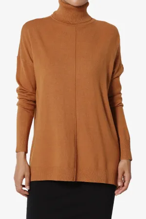 Henley Turtle Neck Knit Sweater