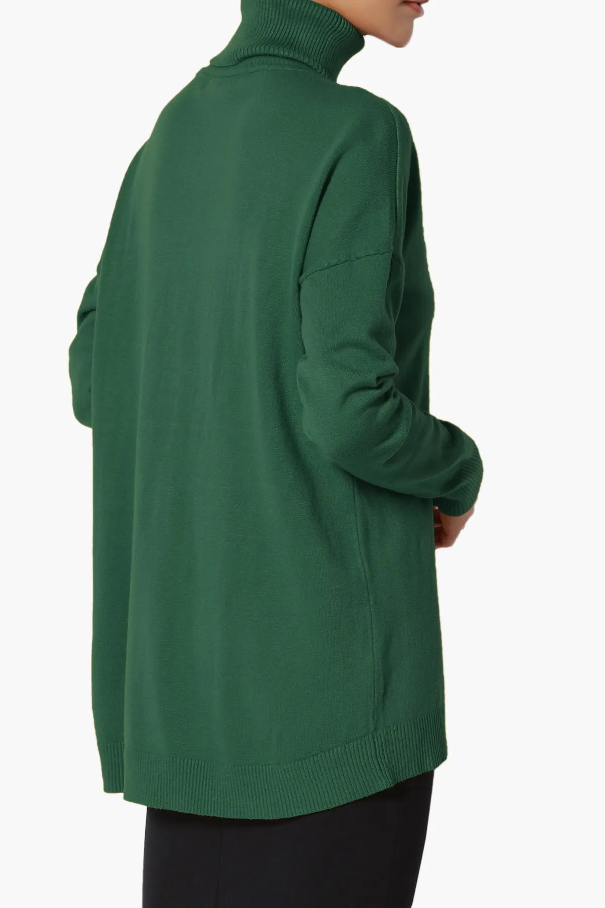 Henley Turtle Neck Knit Sweater