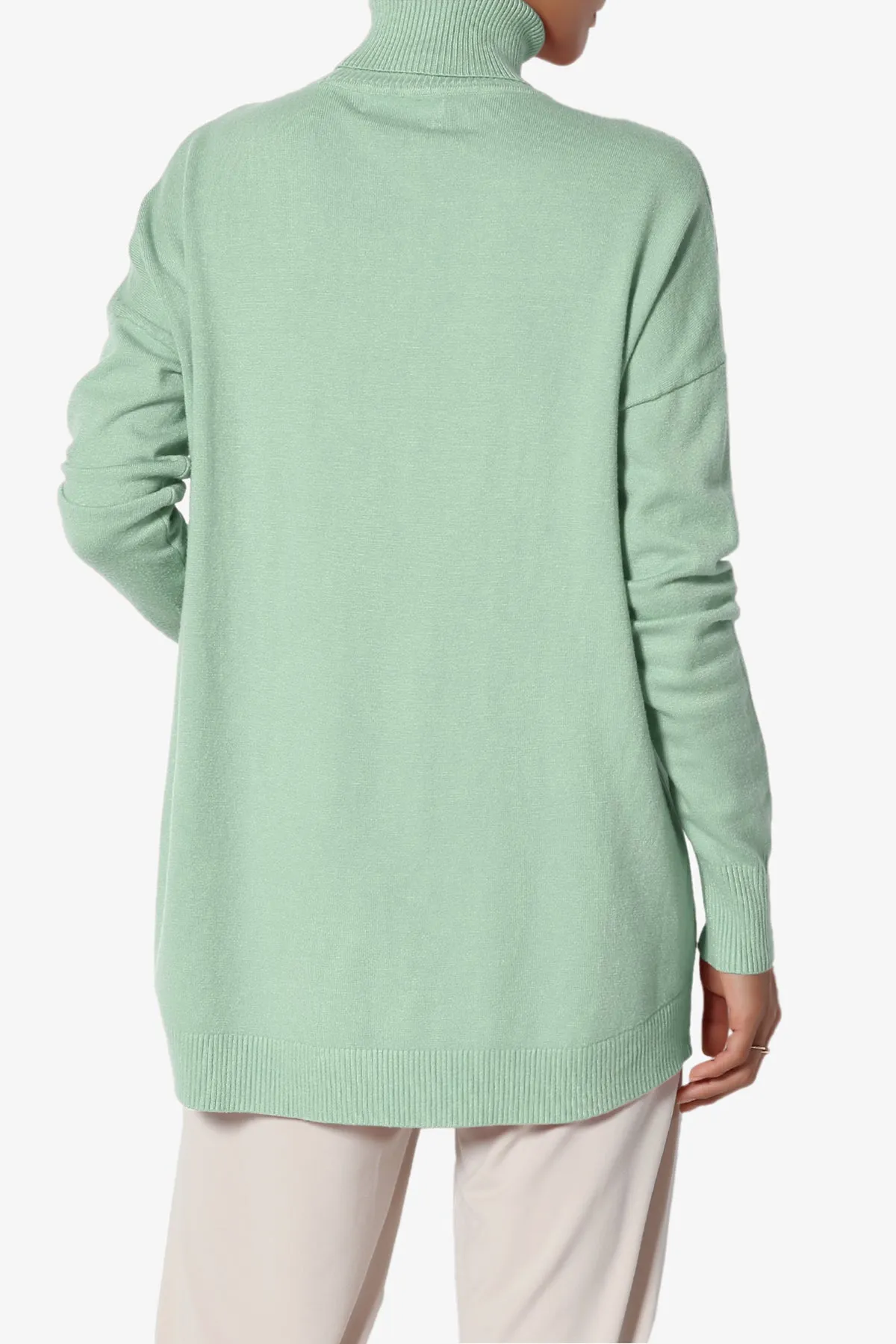 Henley Turtle Neck Knit Sweater