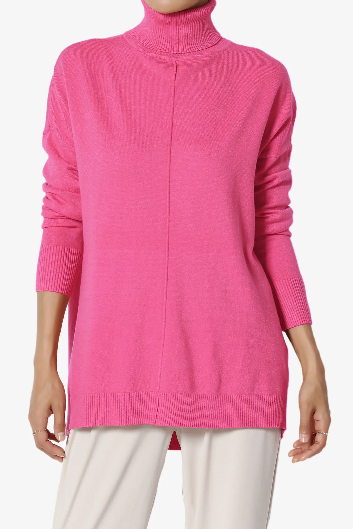 Henley Turtle Neck Knit Sweater