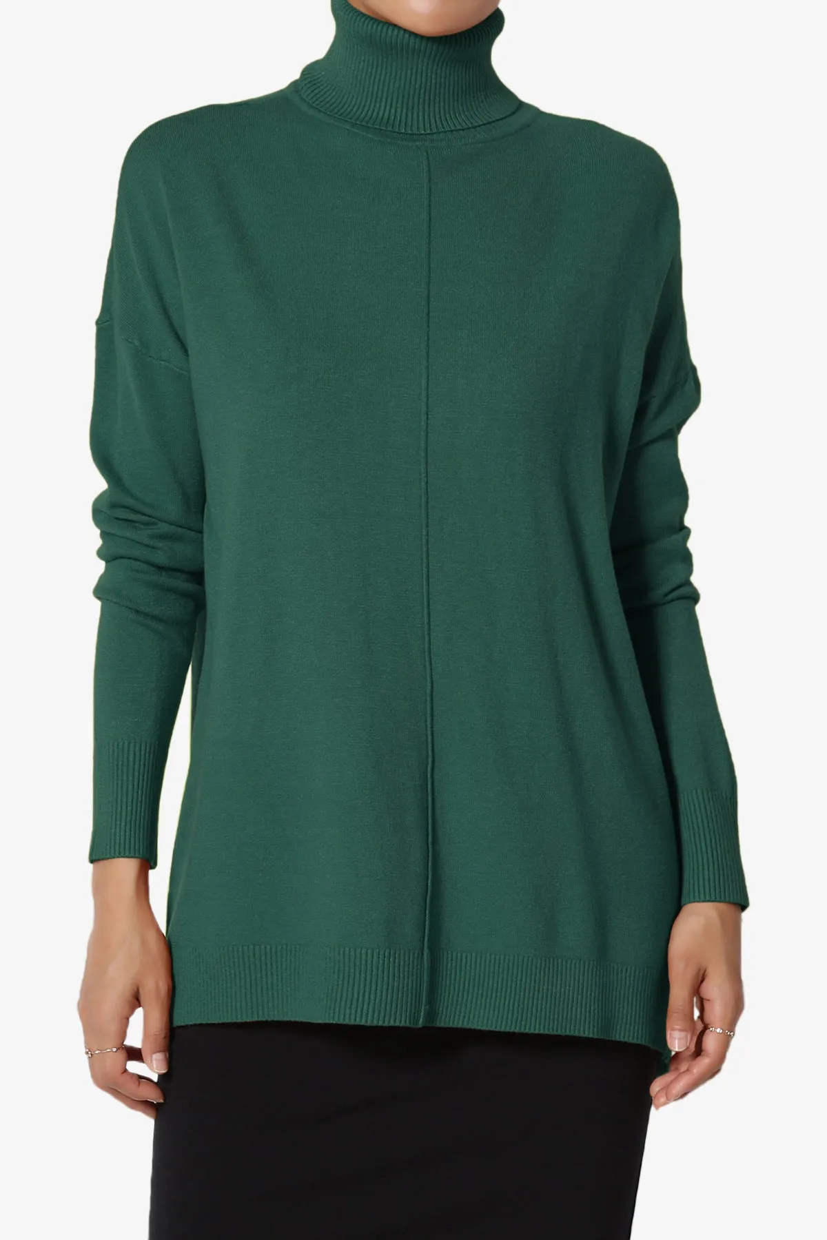 Henley Turtle Neck Knit Sweater