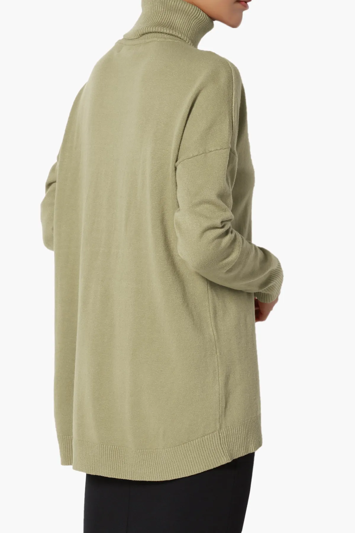 Henley Turtle Neck Knit Sweater