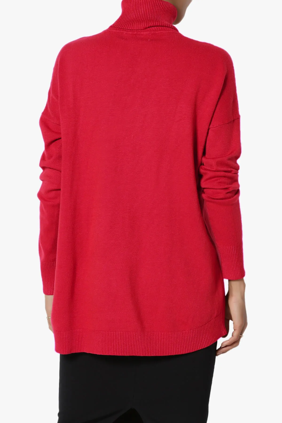 Henley Turtle Neck Knit Sweater