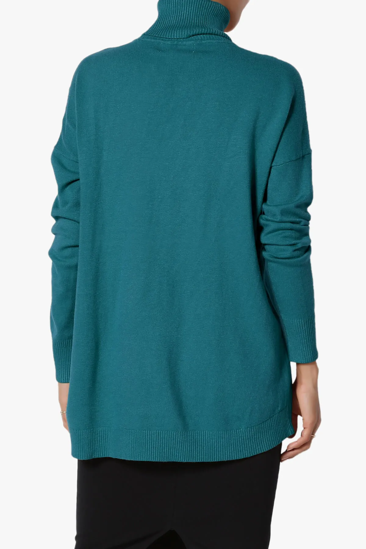 Henley Turtle Neck Knit Sweater
