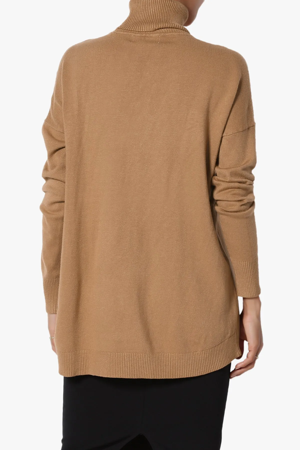 Henley Turtle Neck Knit Sweater