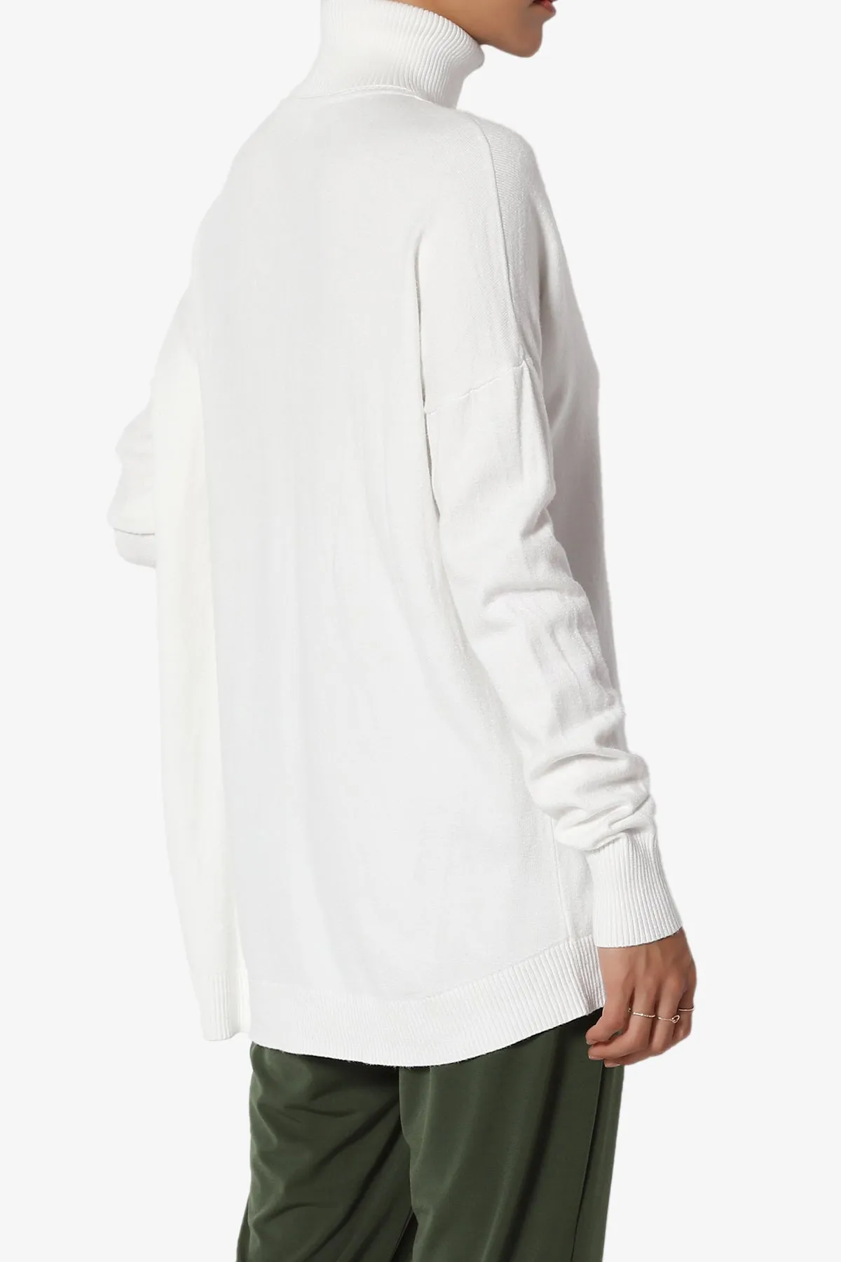 Henley Turtle Neck Knit Sweater