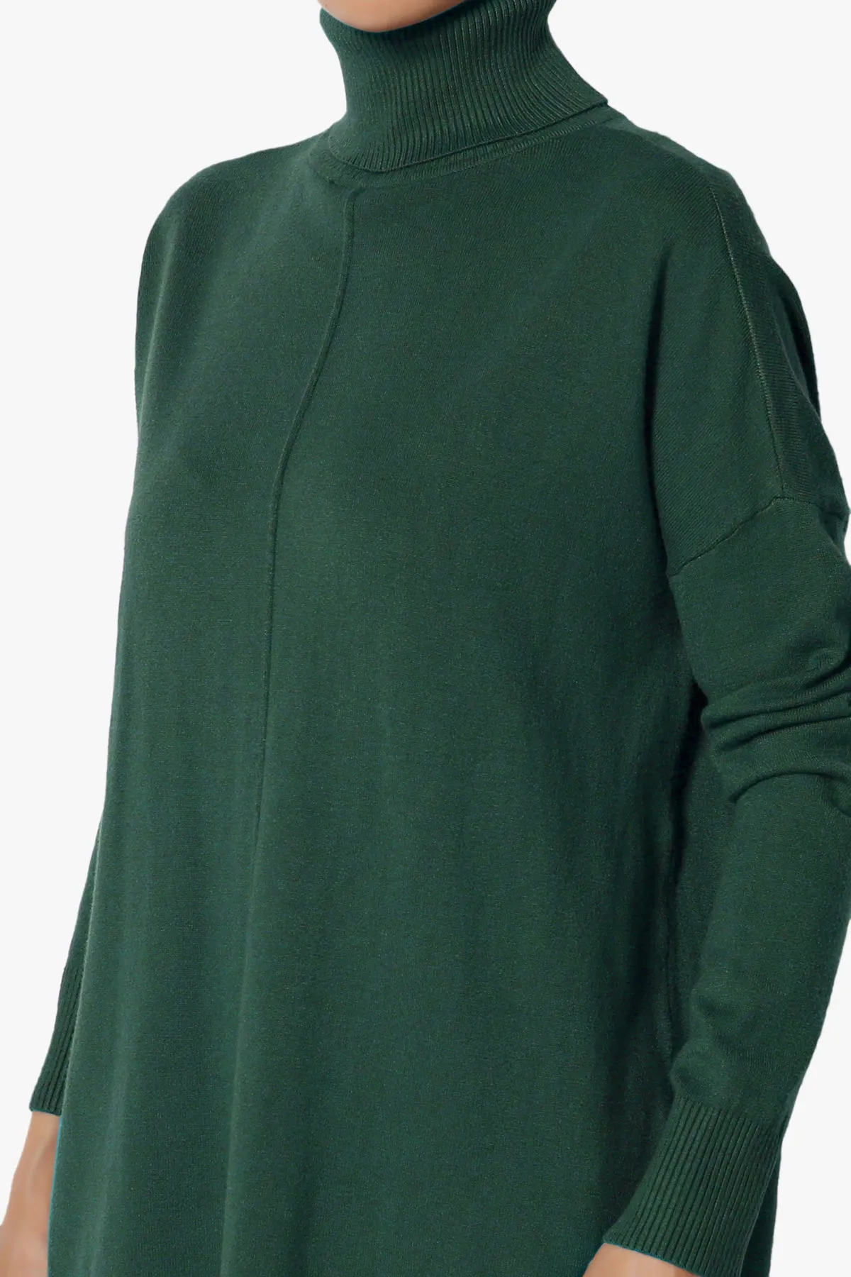 Henley Turtle Neck Knit Sweater